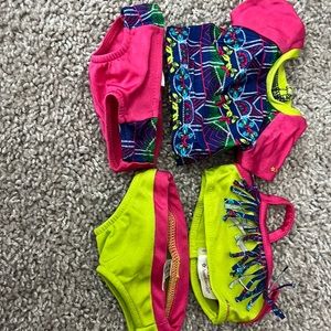 american girl doll leah doll bathing suit set